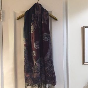 Gerard Darel wool rectangular scarf